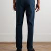 Straight-Leg Cotton-Twill Trousers - BK