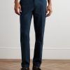Straight-Leg Cotton-Twill Trousers - FR