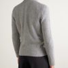 Slim-Fit Merino Wool-Blend Zip-Up Cardigan - BK Slim-Fit Merino Wool-Blend Zip-Up Cardigan - BK