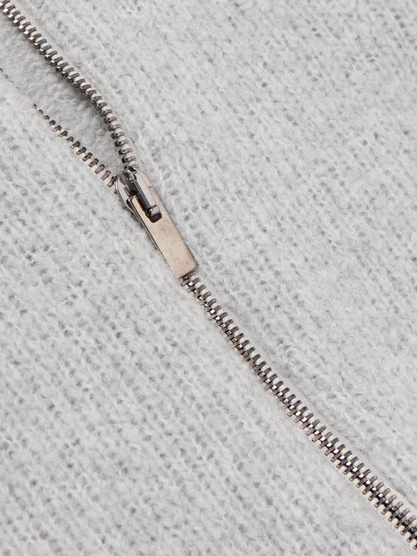 Slim-Fit Merino Wool-Blend Zip-Up Cardigan - CU Slim-Fit Merino Wool-Blend Zip-Up Cardigan - CU