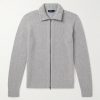 Slim-Fit Merino Wool-Blend Zip-Up Cardigan Slim-Fit Merino Wool-Blend Zip-Up Cardigan
