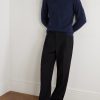 Brushed Cashmere-Blend Polo Shirt - OU
