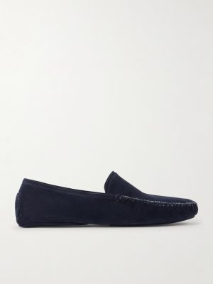 Cashmere-Lined Suede Slippers Cashmere-Lined Suede Slippers