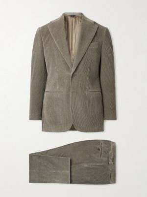 Cotton and Wool-Blend Corduroy Suit Cotton and Wool-Blend Corduroy Suit