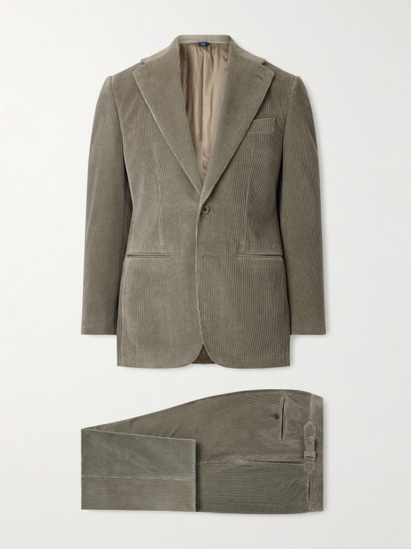 Cotton and Wool-Blend Corduroy Suit Cotton and Wool-Blend Corduroy Suit