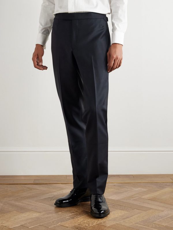 Satin-Trimmed Wool and Mohair-Blend Tuxedo - FR