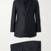 Satin-Trimmed Wool and Mohair-Blend Tuxedo