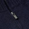 Cashmere Rollneck Half-Zip Sweater - CU