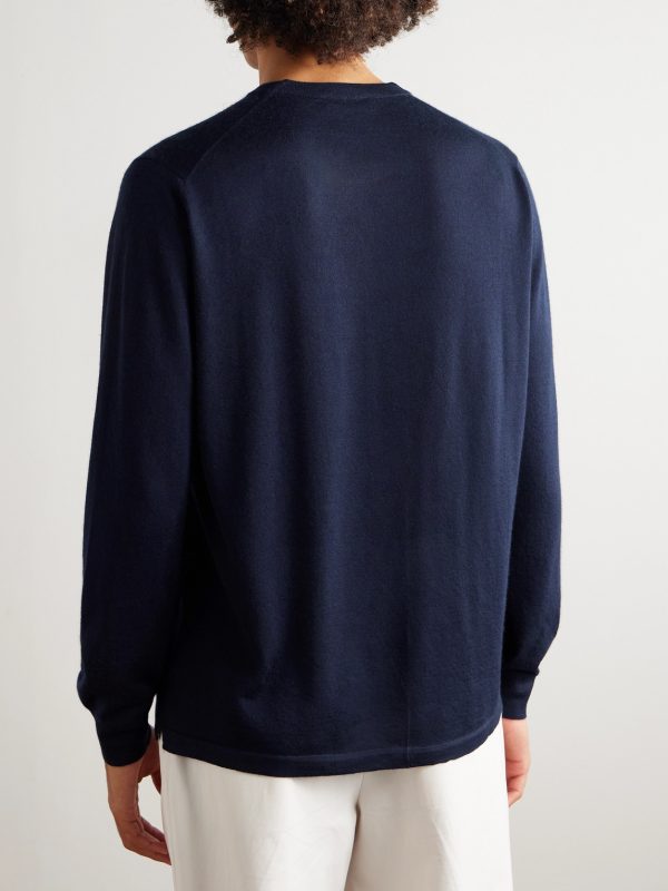 Cashmere and Silk-Blend Sweater - BK Cashmere and Silk-Blend Sweater - BK