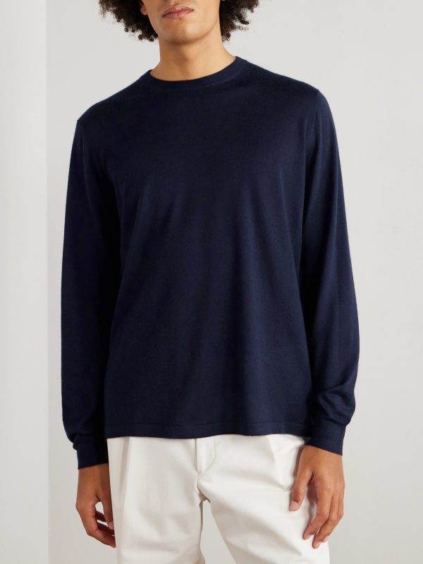 Cashmere and Silk-Blend Sweater - FR Cashmere and Silk-Blend Sweater - FR