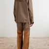 Intrepid Herringbone Virgin Wool Hooded Ski Jacket - BK