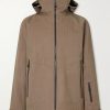 Intrepid Herringbone Virgin Wool Hooded Ski Jacket