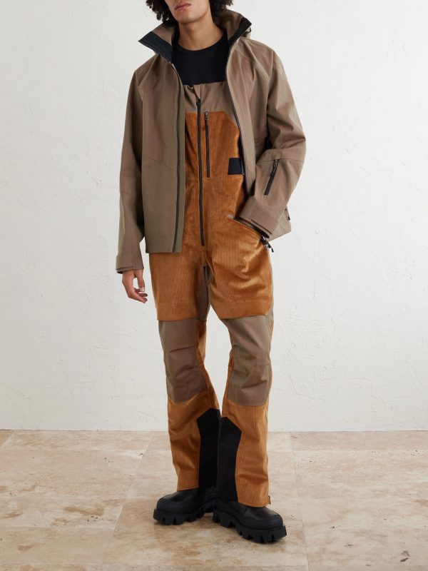 Intrepid Herringbone Virgin Wool Hooded Ski Jacket - OU