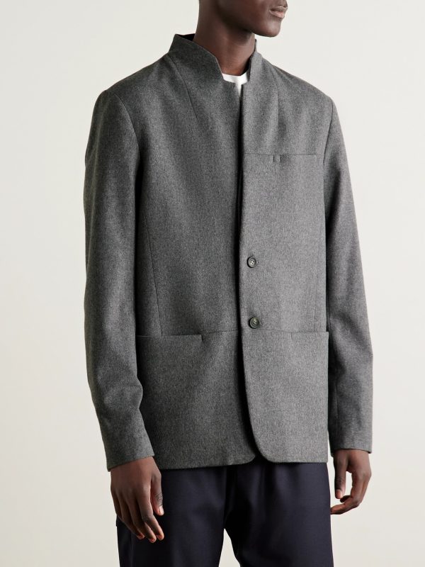 Ellen 2.0 Unstructured Wish® Virgin Wool and Cashmere-Blend Felt Blazer - FR Ellen 2.0 Unstructured Wish® Virgin Wool and Cashmere-Blend Felt Blazer - FR
