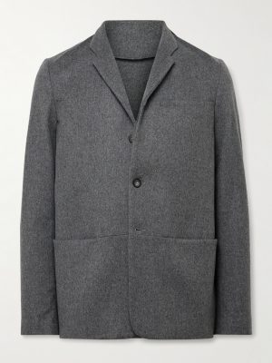 Ellen 2.0 Unstructured Wish® Virgin Wool and Cashmere-Blend Felt Blazer Ellen 2.0 Unstructured Wish® Virgin Wool and Cashmere-Blend Felt Blazer