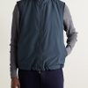 Explorer Reversible Padded Virgin Wool-Blend Jersey and Micro-Ripstop Gilet - E2 Explorer Reversible Padded Virgin Wool-Blend Jersey and Micro-Ripstop Gilet - E2