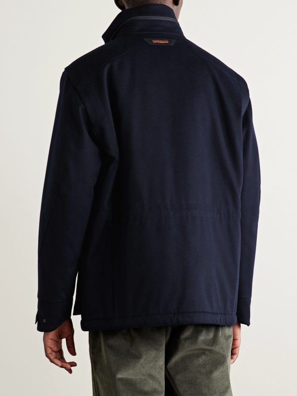 Uptown Padded Cashmere Field Jacket - BK