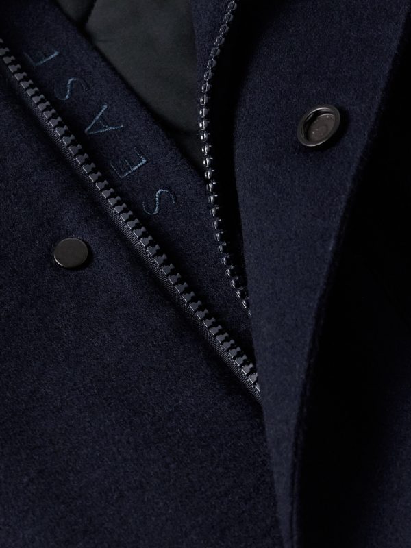 Uptown Padded Cashmere Field Jacket - CU