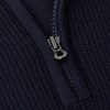 Waffle-Knit Virgin Wool Half-Zip Sweater - CU Waffle-Knit Virgin Wool Half-Zip Sweater - CU