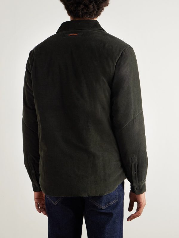 Gate 2.0 Padded Cotton-Corduroy Overshirt - BK Gate 2.0 Padded Cotton-Corduroy Overshirt - BK