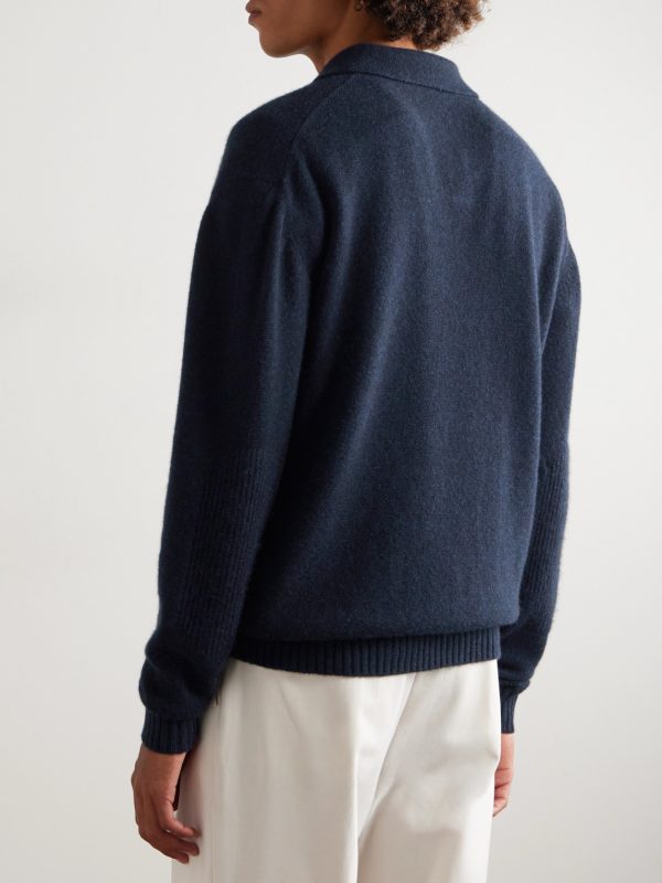 Cashmere Polo Sweater - BK