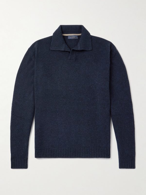 Cashmere Polo Sweater