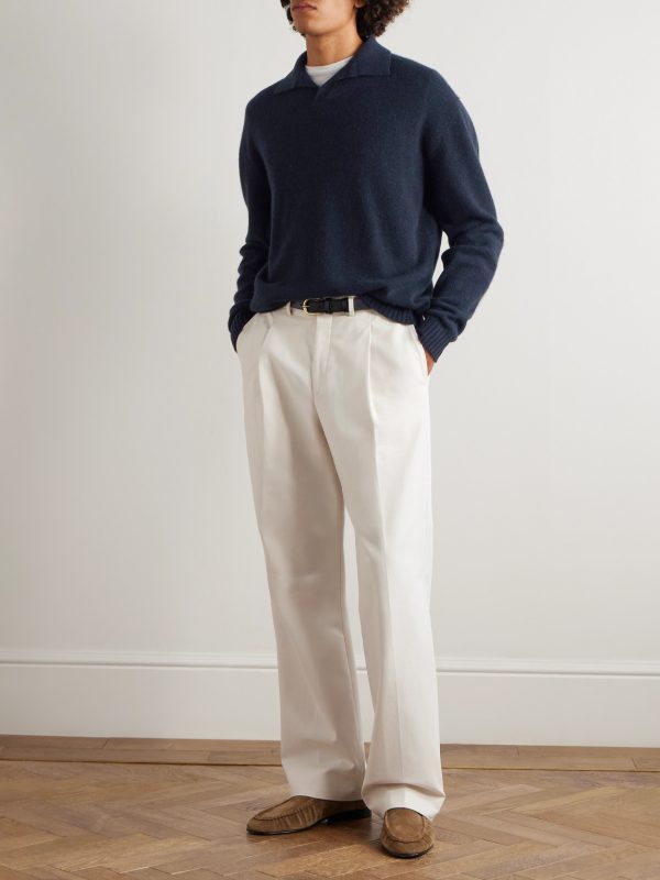 Cashmere Polo Sweater - OU