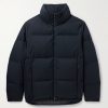 Tribeca Quilted Herringbone Cotton and Cashmere-Blend Down Jacket Tribeca Quilted Herringbone Cotton and Cashmere-Blend Down Jacket