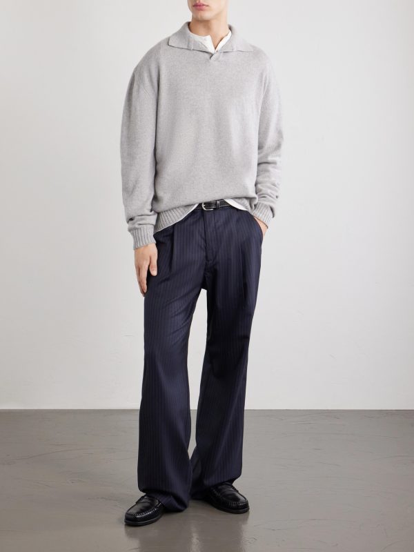 Cashmere Polo Sweater - OU Cashmere Polo Sweater - OU