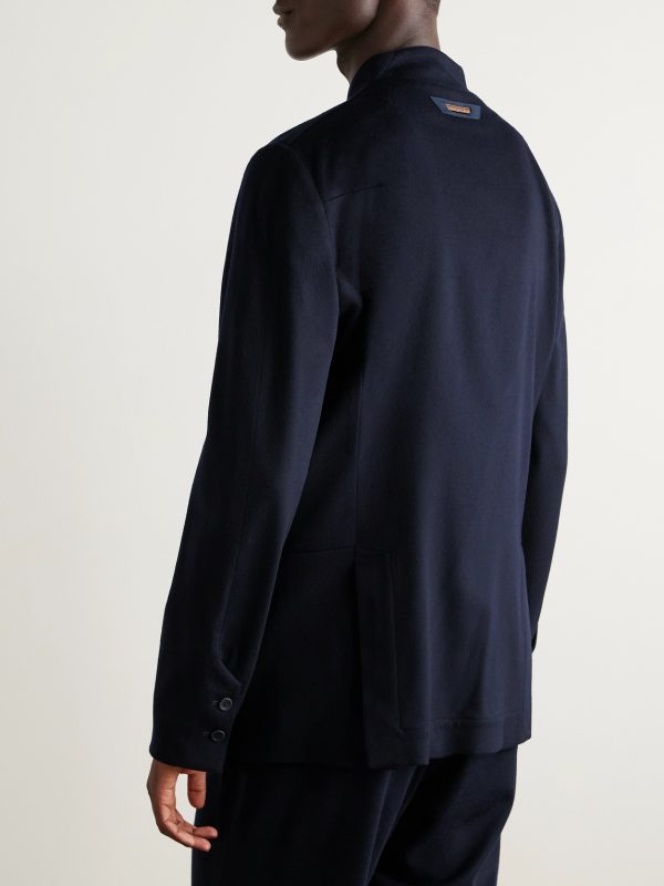 Ellen 2.0 Unstructured Wish® Virgin Wool and Cashmere-Blend Felt Blazer - BK Ellen 2.0 Unstructured Wish® Virgin Wool and Cashmere-Blend Felt Blazer - BK