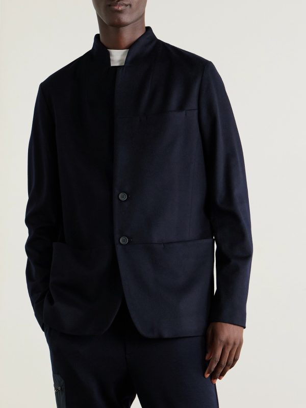 Ellen 2.0 Unstructured Wish® Virgin Wool and Cashmere-Blend Felt Blazer - FR Ellen 2.0 Unstructured Wish® Virgin Wool and Cashmere-Blend Felt Blazer - FR