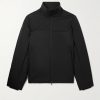 Padded Virgin Wool and Silk-Blend Flannel Jacket