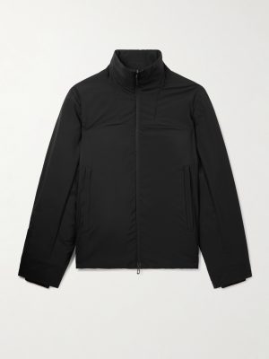 Padded Virgin Wool and Silk-Blend Flannel Jacket Padded Virgin Wool and Silk-Blend Flannel Jacket