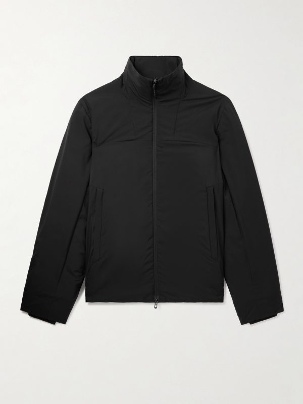 Padded Virgin Wool and Silk-Blend Flannel Jacket