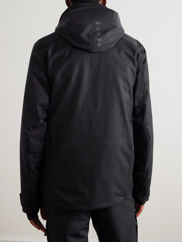 Trace 2.0 Virgin Wool and Cashmere-Blend Twill Hooded Ski Jacket - BK
