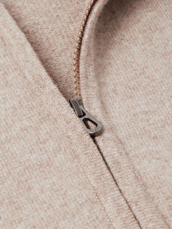 Virgin Wool and Cashmere-Blend Half-Zip Sweater - CU Virgin Wool and Cashmere-Blend Half-Zip Sweater - CU