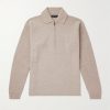 Virgin Wool and Cashmere-Blend Half-Zip Sweater Virgin Wool and Cashmere-Blend Half-Zip Sweater