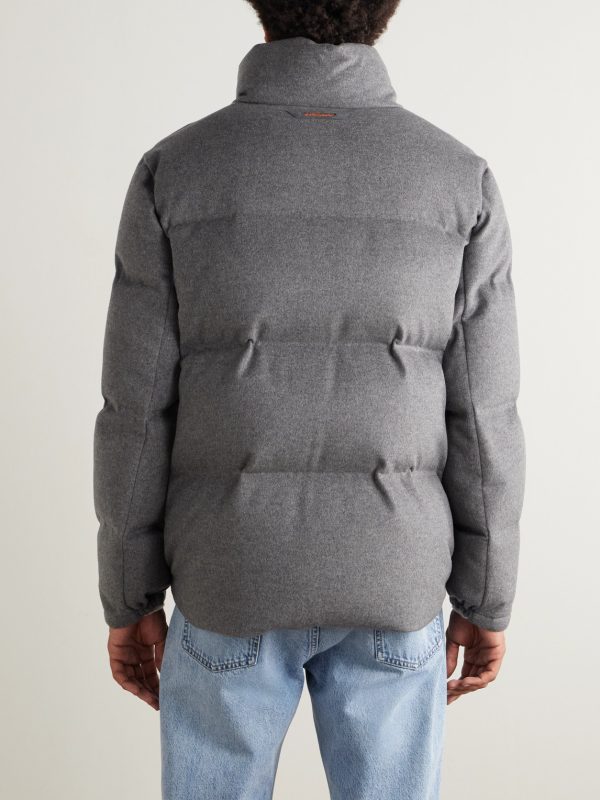 Tribeca Quilted Wish® Virgin Wool and Cashmere-Blend Down Jacket - BK Tribeca Quilted Wish® Virgin Wool and Cashmere-Blend Down Jacket - BK