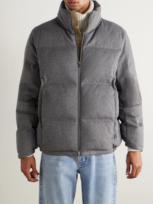 Tribeca Quilted Wish® Virgin Wool and Cashmere-Blend Down Jacket - FR Tribeca Quilted Wish® Virgin Wool and Cashmere-Blend Down Jacket - FR