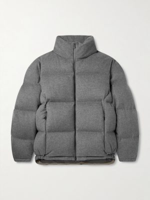 Tribeca Quilted Wish® Virgin Wool and Cashmere-Blend Down Jacket Tribeca Quilted Wish® Virgin Wool and Cashmere-Blend Down Jacket