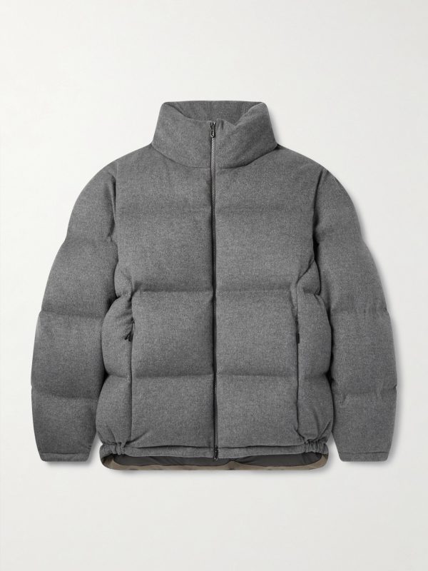 Tribeca Quilted Wish® Virgin Wool and Cashmere-Blend Down Jacket Tribeca Quilted Wish® Virgin Wool and Cashmere-Blend Down Jacket