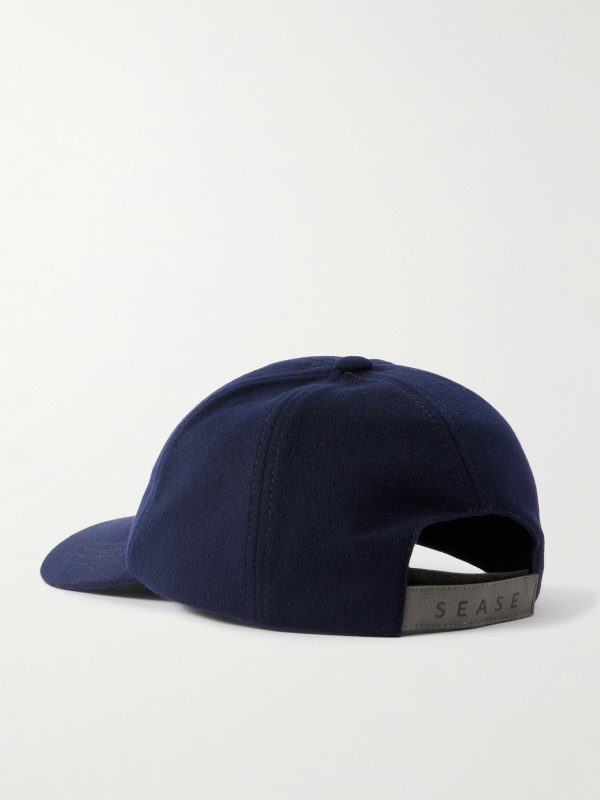 Cashmere Baseball Cap - BK Cashmere Baseball Cap - BK