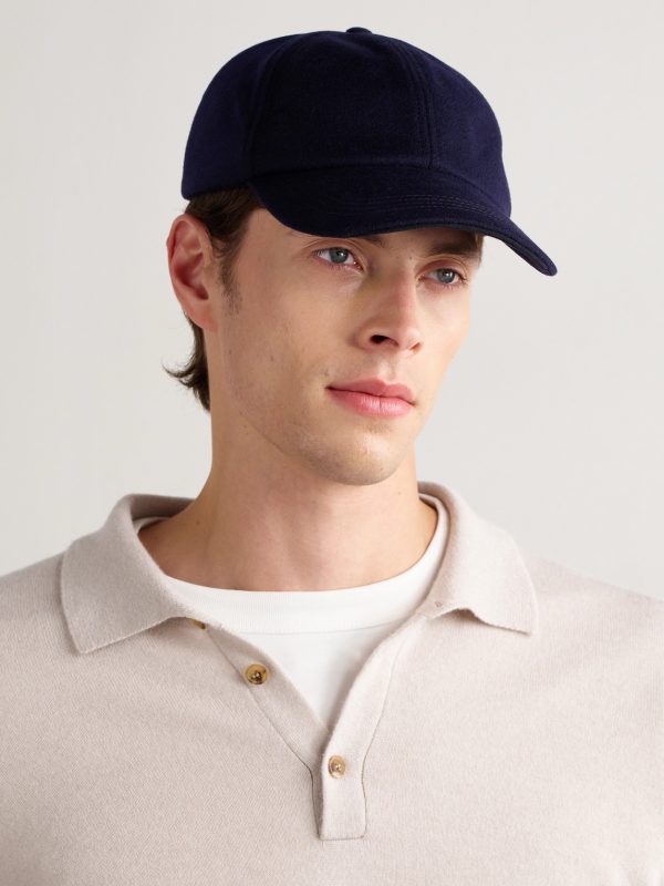 Cashmere Baseball Cap - OU Cashmere Baseball Cap - OU