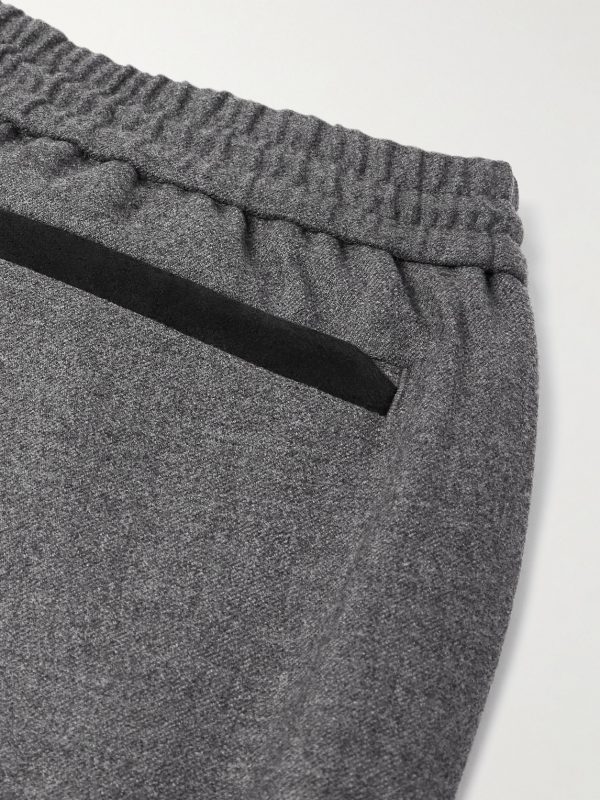 Mindset Straight-Leg Stretch Virgin Wool-Flannel Trousers - CU Mindset Straight-Leg Stretch Virgin Wool-Flannel Trousers - CU