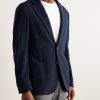 Panelled Virgin Wool-Blend and Nylon-Blend Hooded Blazer - E2