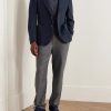 Panelled Virgin Wool-Blend and Nylon-Blend Hooded Blazer - OU