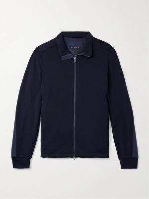 Explorer Ripstop-Trimmed Virgin Wool-Blend Sweater Explorer Ripstop-Trimmed Virgin Wool-Blend Sweater