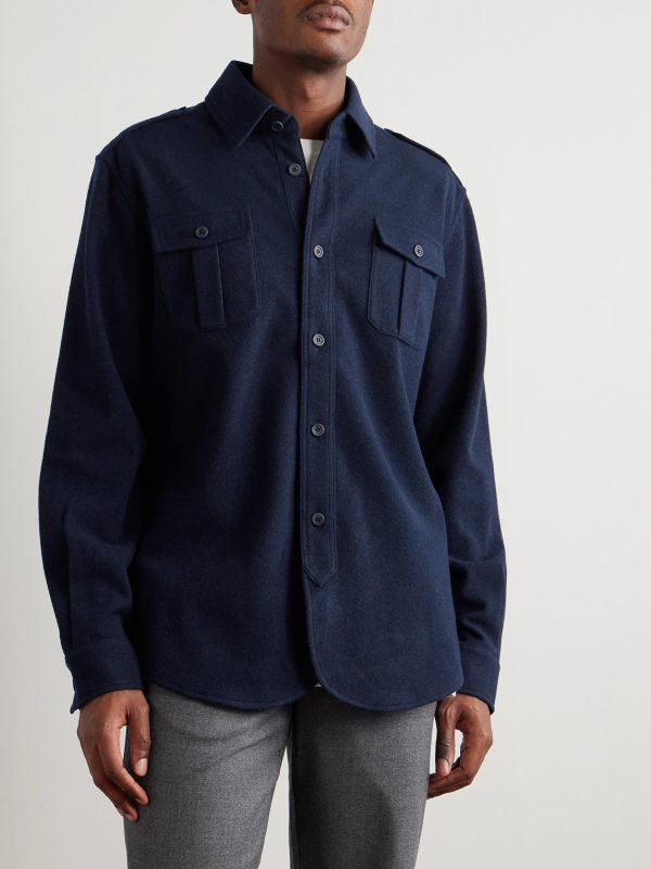 Wool-Blend Shirt - FR Wool-Blend Shirt - FR