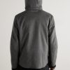 Balma 2.0 Padded Coated-Cashmere Hooded Jacket - BK