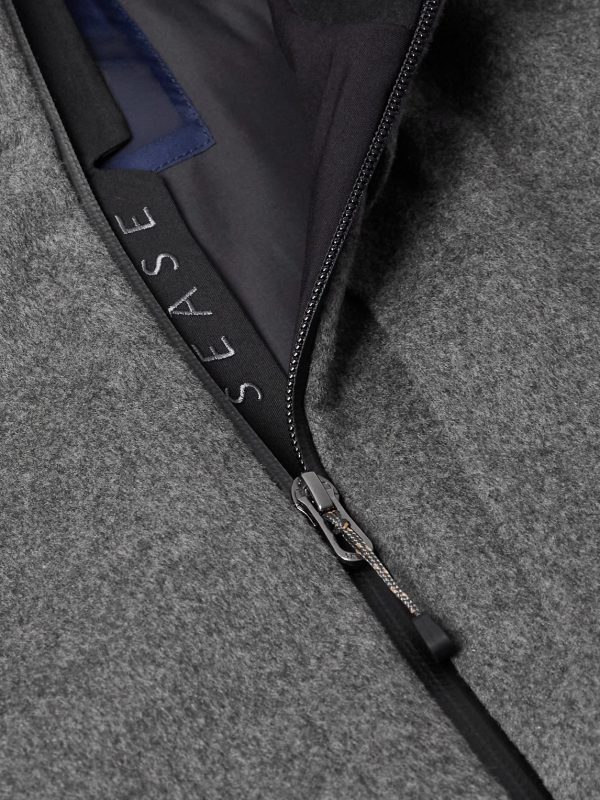 Balma 2.0 Padded Coated-Cashmere Hooded Jacket - CU